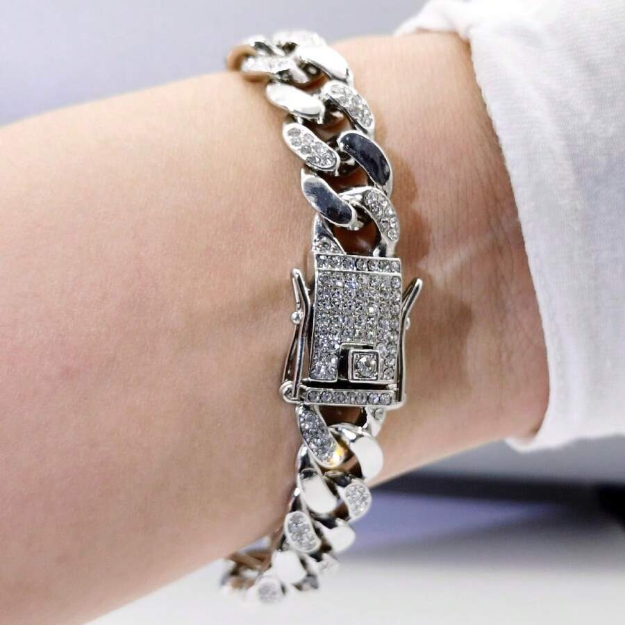 Conjunto Manfinity Diamond Cuban — Foto 1