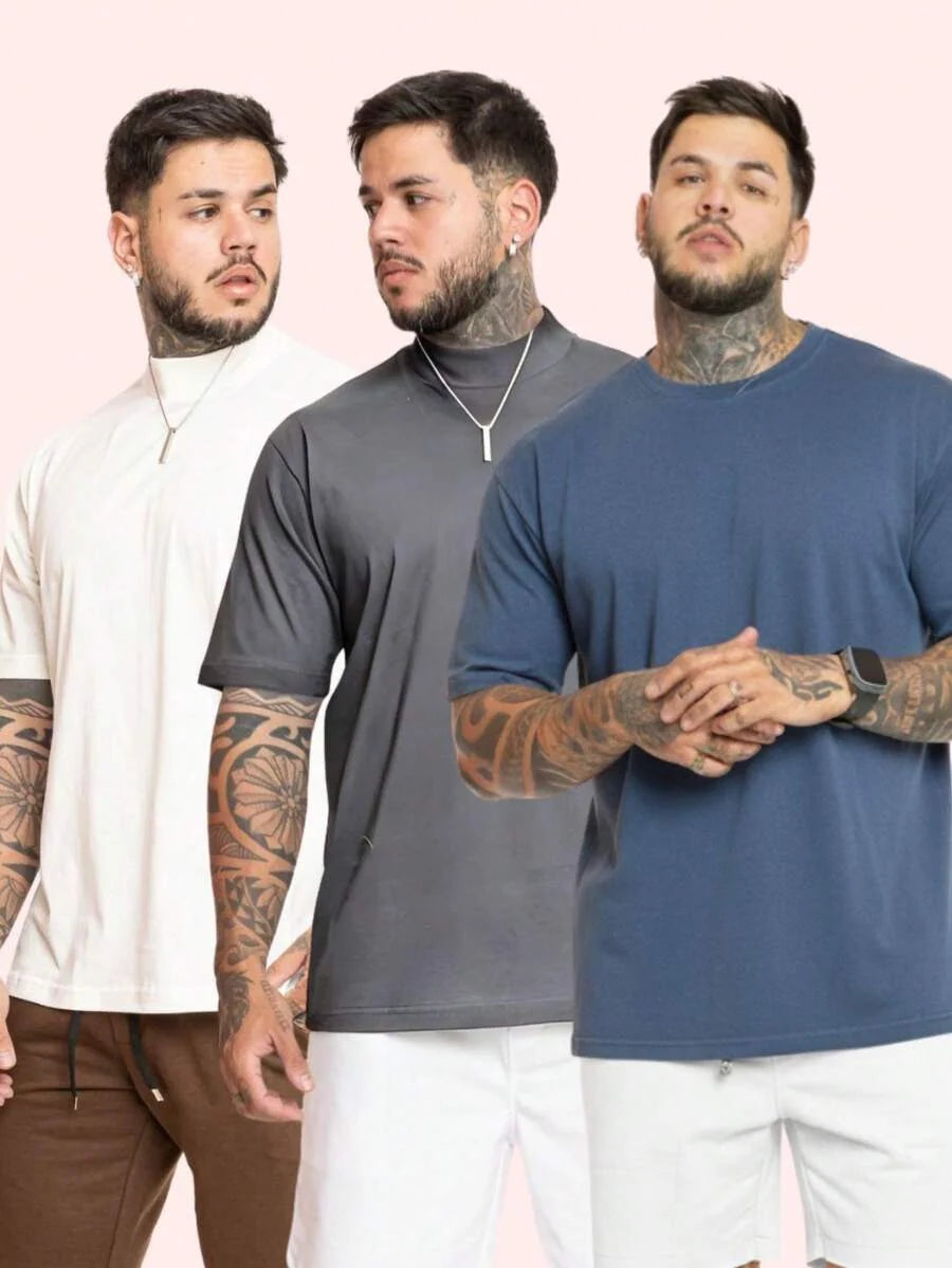 Kit Manfinity Oversized Trap 3 Camisetas — Foto 126