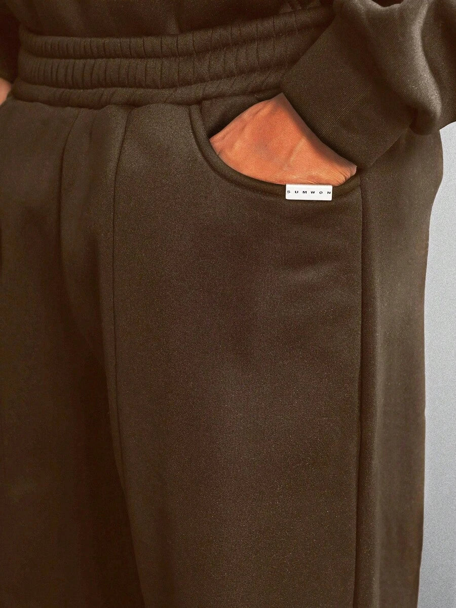 Conjunto Moletom Manfinity Studios Essential Heavy Tracksuit — Foto 10