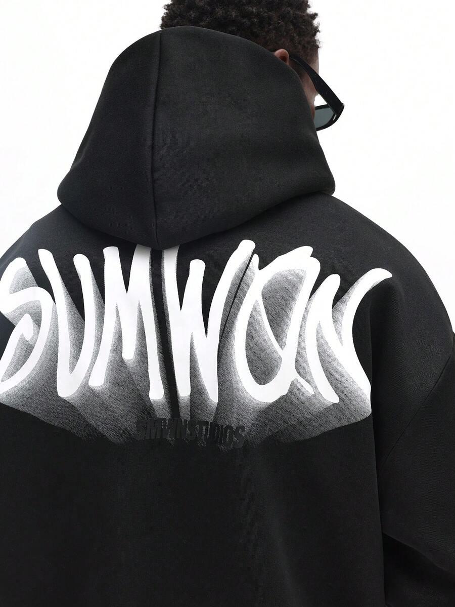 Moletom Manfinity Studios 3D Gradient Hoodie — Foto 7
