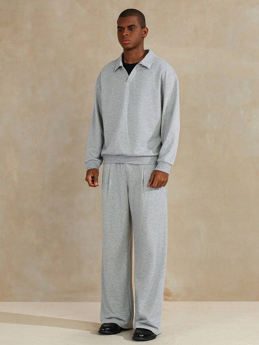 Conjunto Manfinity Studios Knit Retro Polo Tracksuit — Foto 6