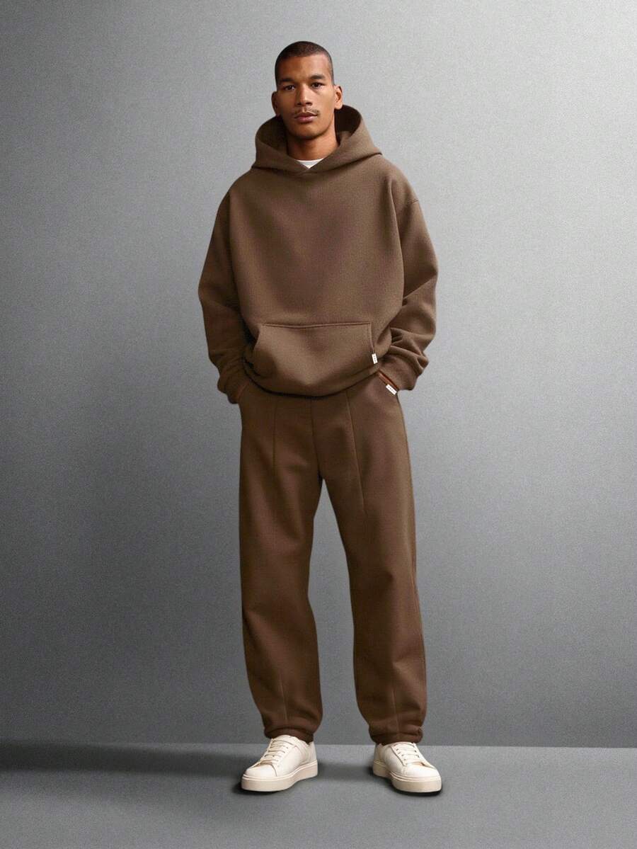 Conjunto Moletom Manfinity Studios Essential Heavy Tracksuit — Foto 8