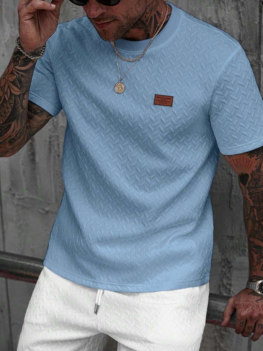 Camiseta Manfinity Jacquard — Foto 31