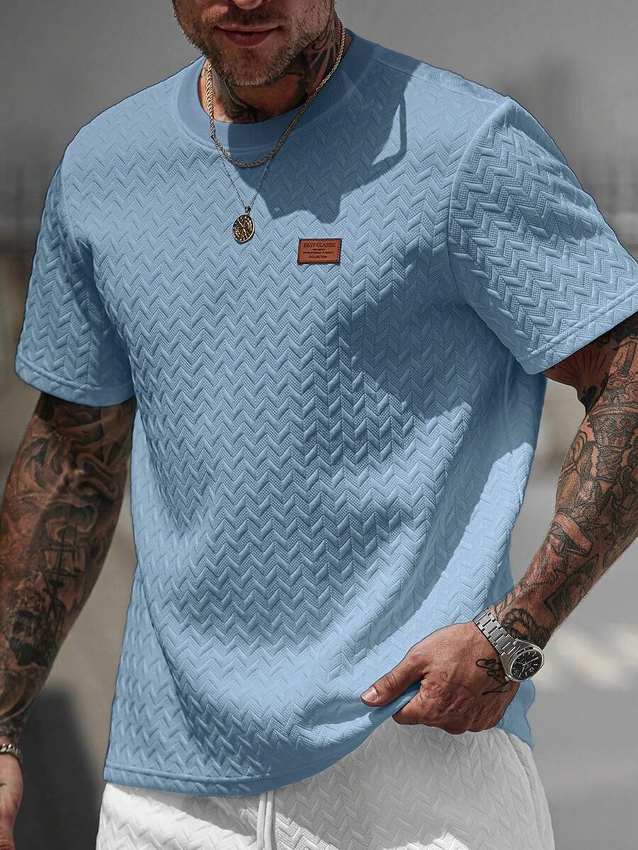 Camiseta Manfinity Jacquard — Foto 33