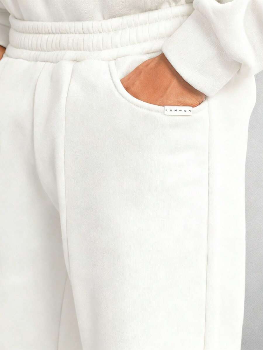 Conjunto Moletom Manfinity Studios Essential Heavy Tracksuit — Foto 36