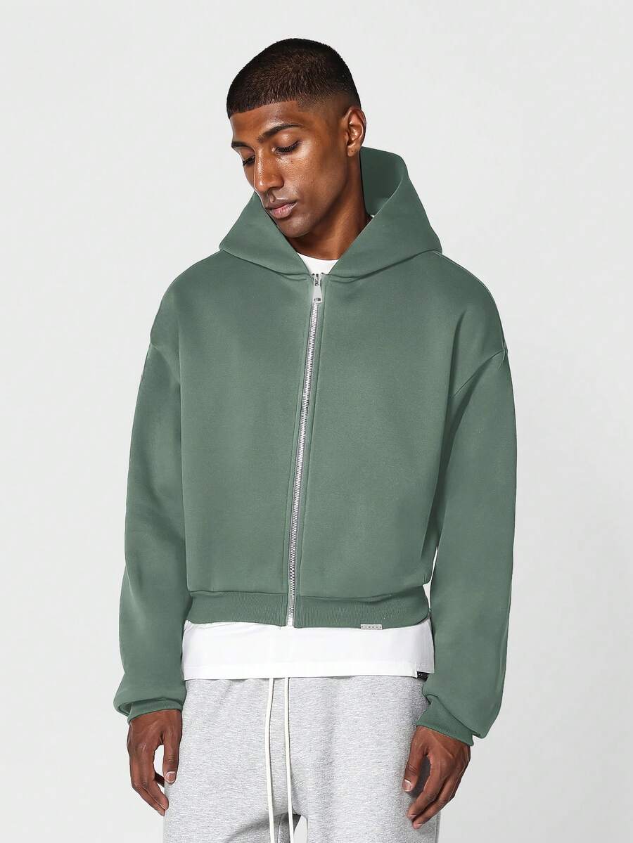 Moletom Manfinity Zip-Up Track — Foto 16