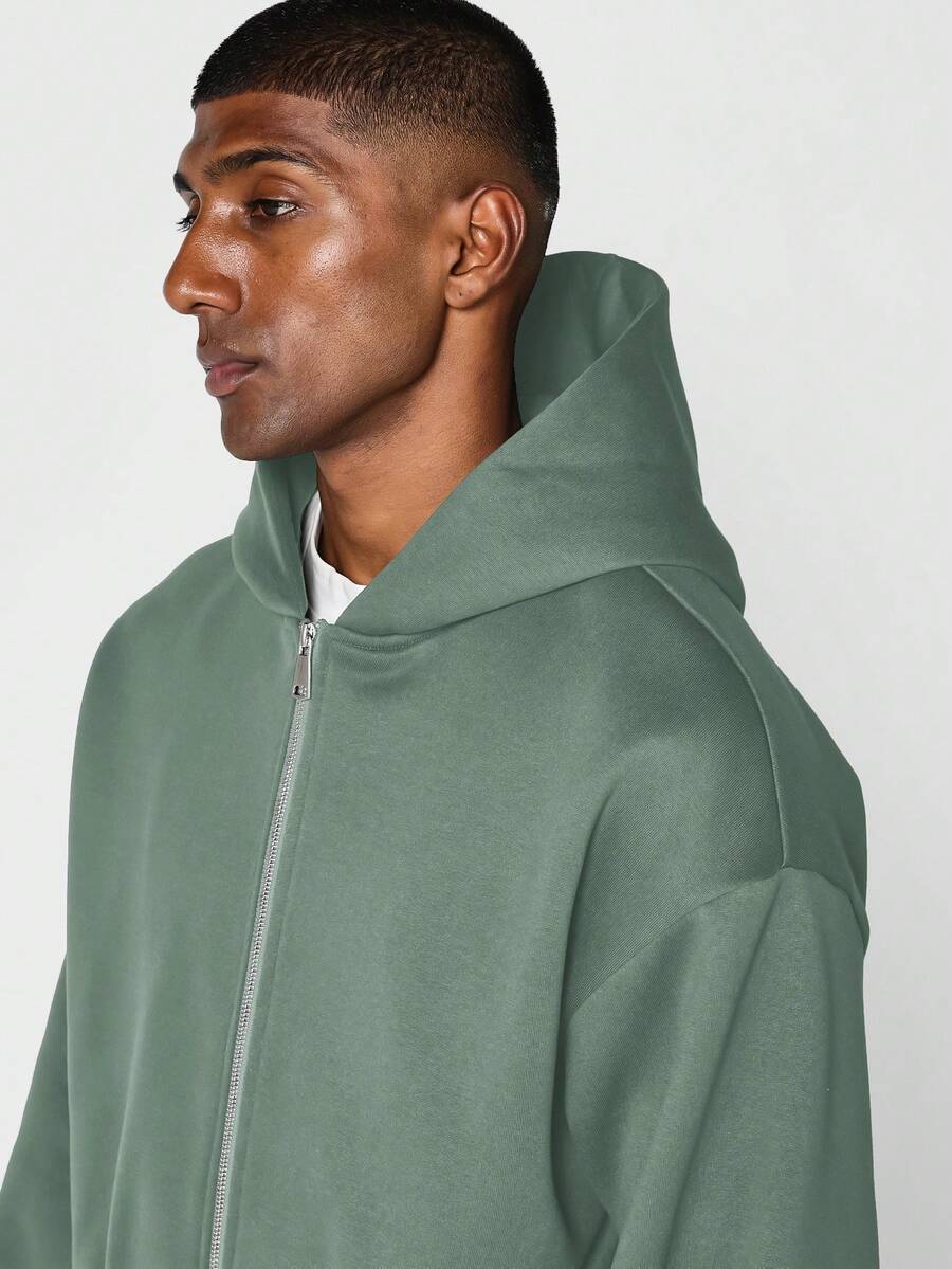 Moletom Manfinity Zip-Up Track — Foto 20
