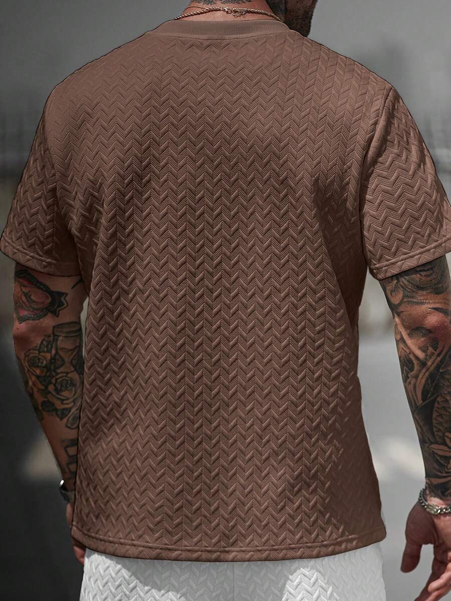 Camiseta Manfinity Jacquard — Foto 41