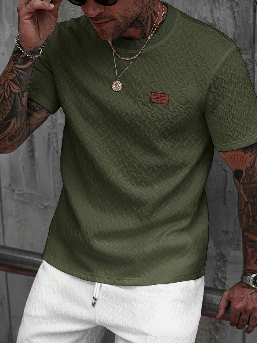 Camiseta Manfinity Jacquard — Foto 37