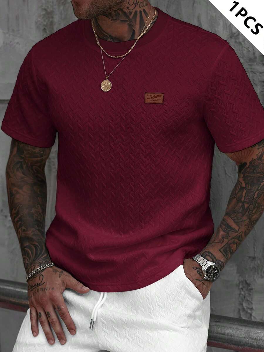 Camiseta Manfinity Jacquard — Foto 45