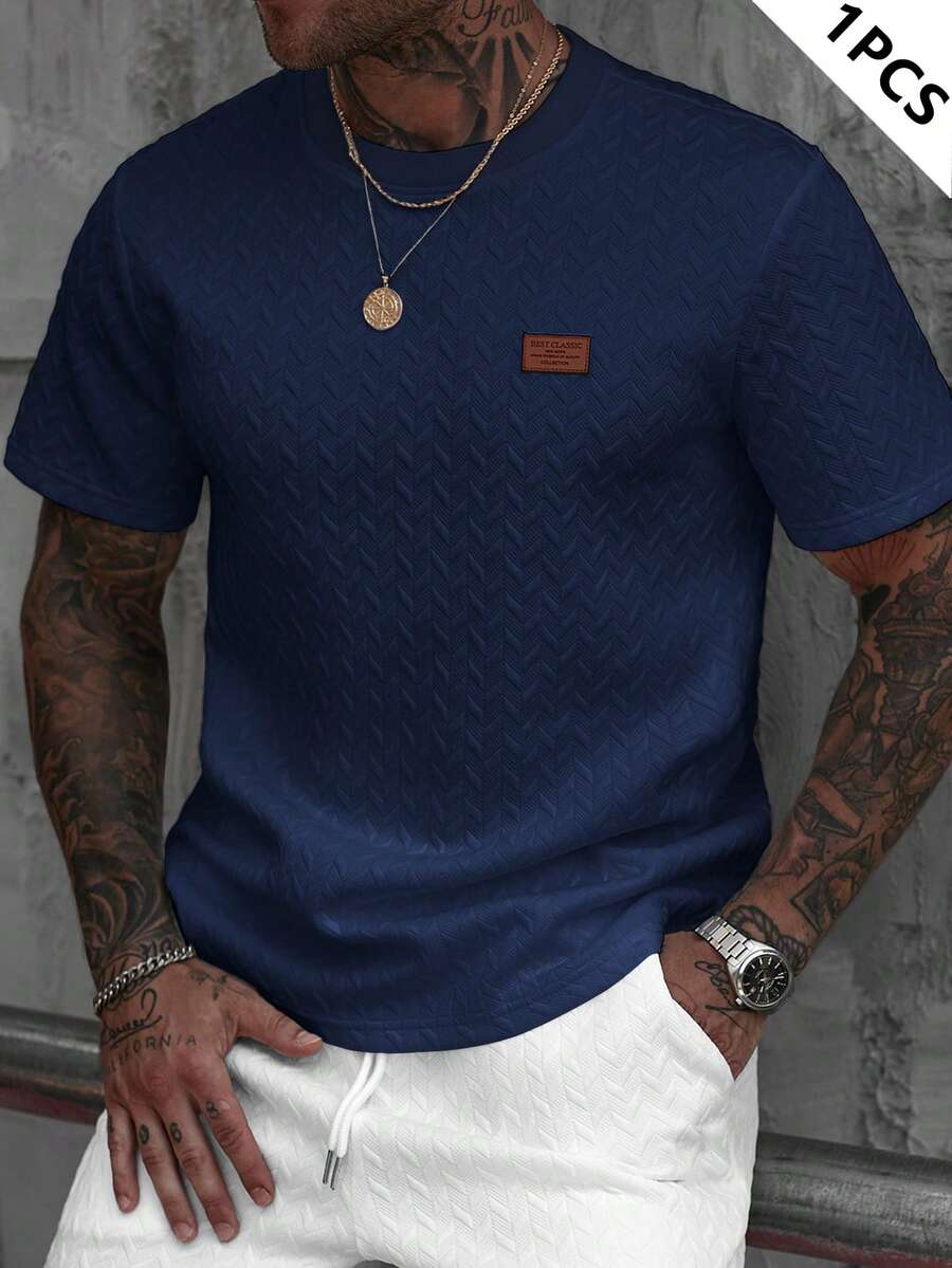Camiseta Manfinity Jacquard — Foto 50