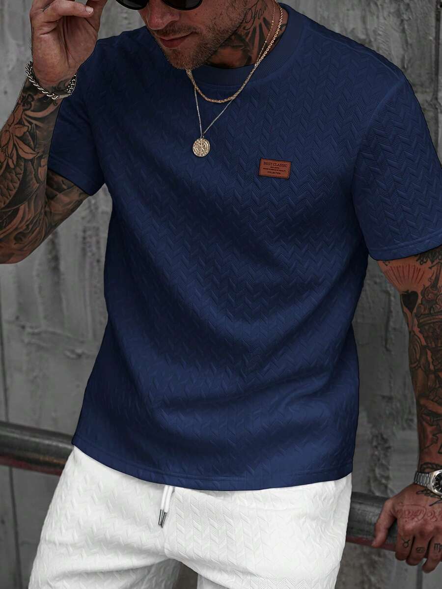 Camiseta Manfinity Jacquard — Foto 52