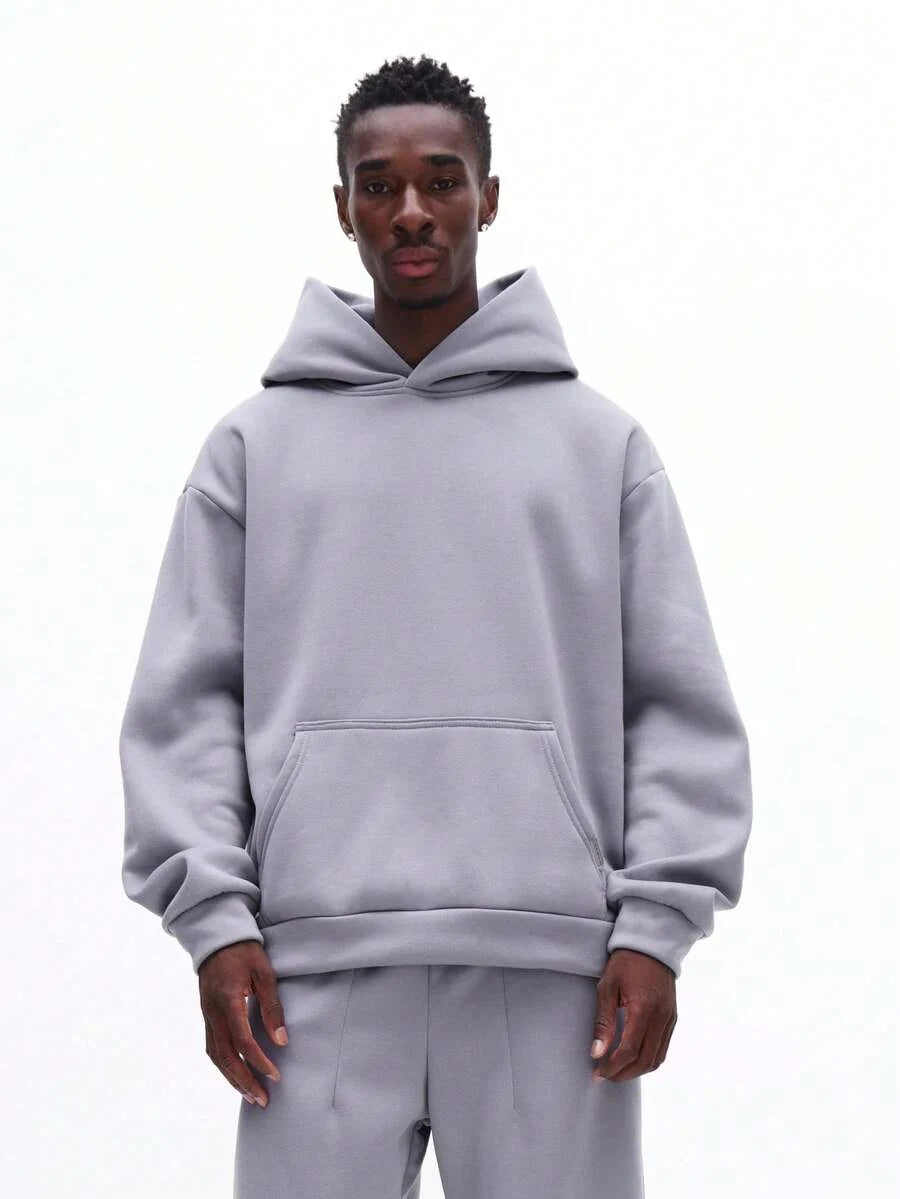 Conjunto Moletom Manfinity Studios Essential Heavy Tracksuit — Foto 41
