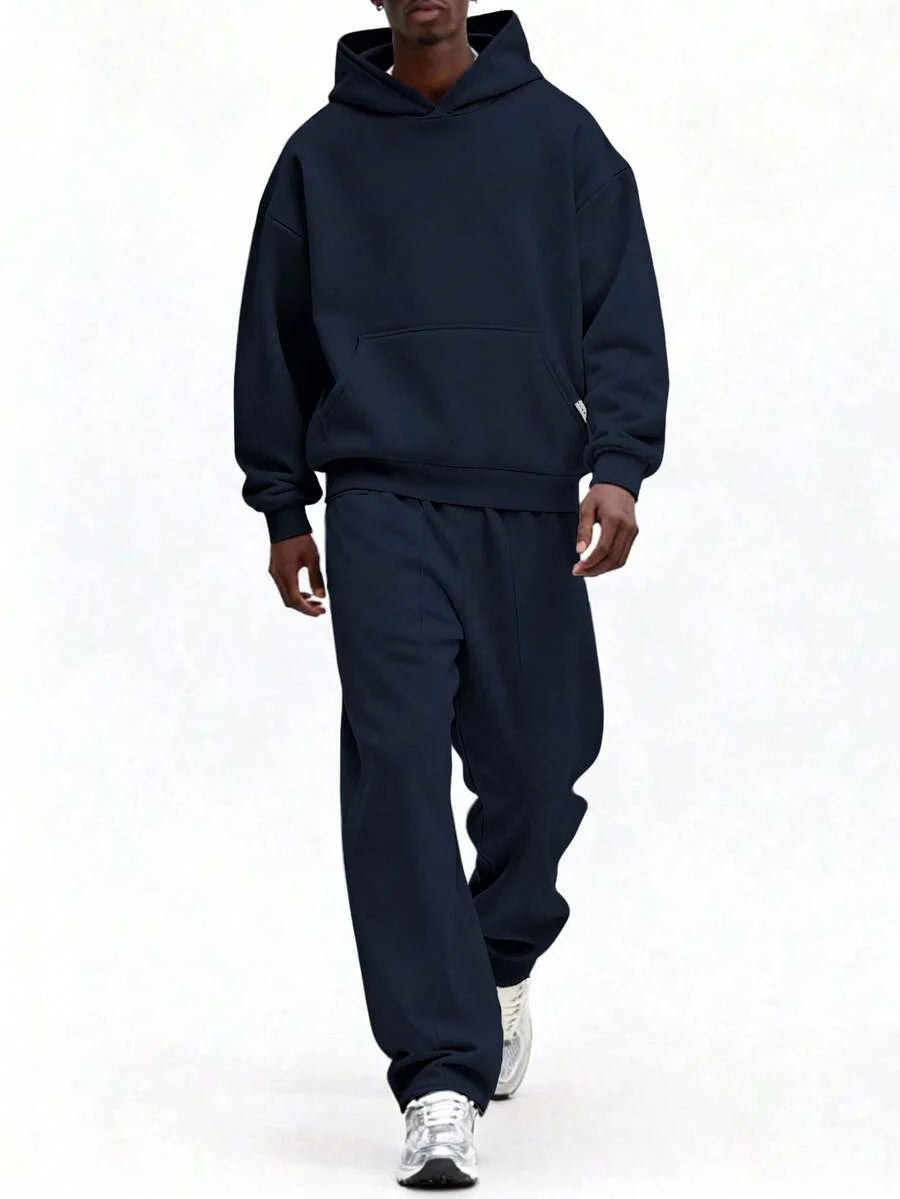 Conjunto Moletom Manfinity Studios Essential Heavy Tracksuit — Foto 46