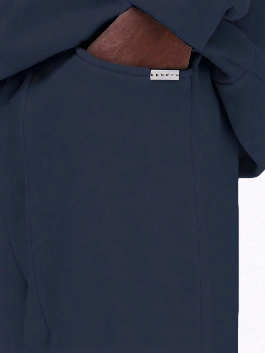 Conjunto Moletom Manfinity Studios Essential Heavy Tracksuit — Foto 47