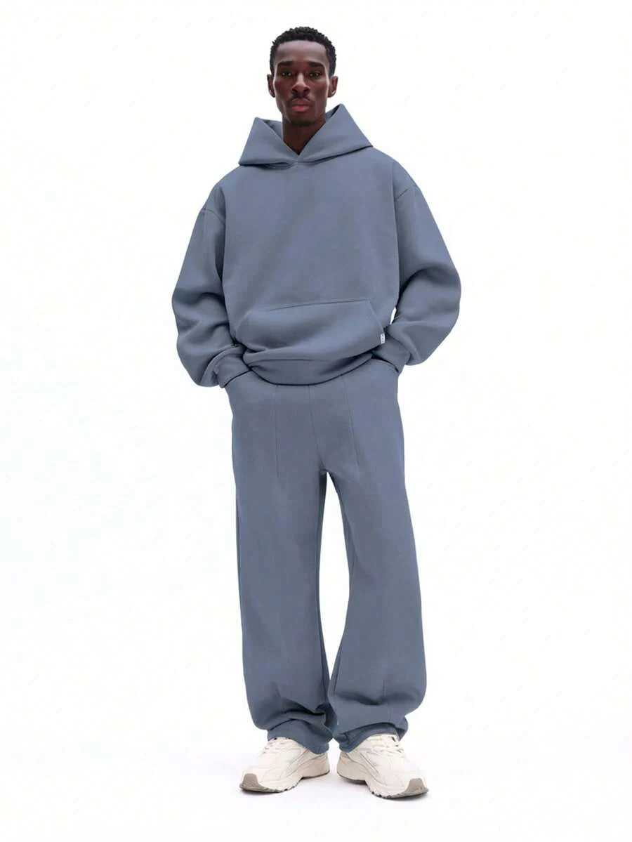 Conjunto Moletom Manfinity Studios Essential Heavy Tracksuit — Foto 29
