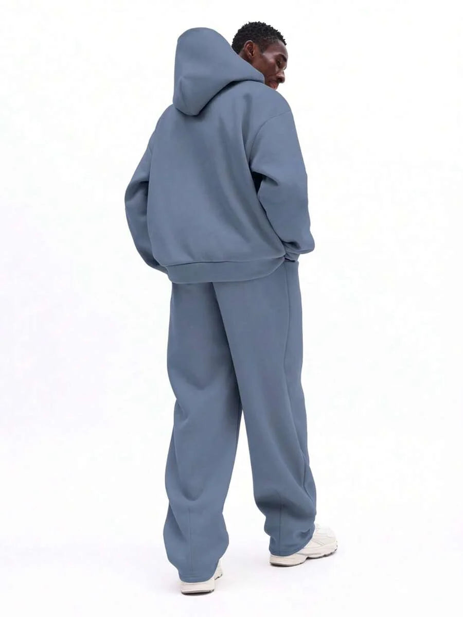 Conjunto Moletom Manfinity Studios Essential Heavy Tracksuit — Foto 30