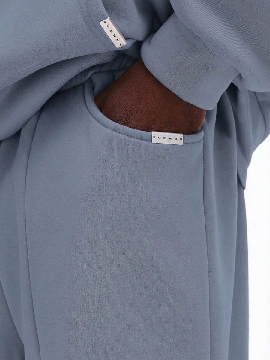 Conjunto Moletom Manfinity Studios Essential Heavy Tracksuit — Foto 31