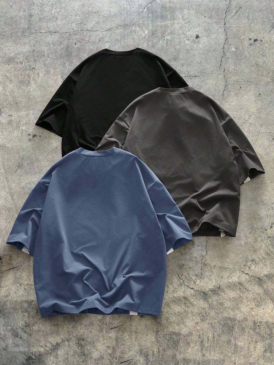 Kit Manfinity Color Block 3 Camisetas — Foto 28