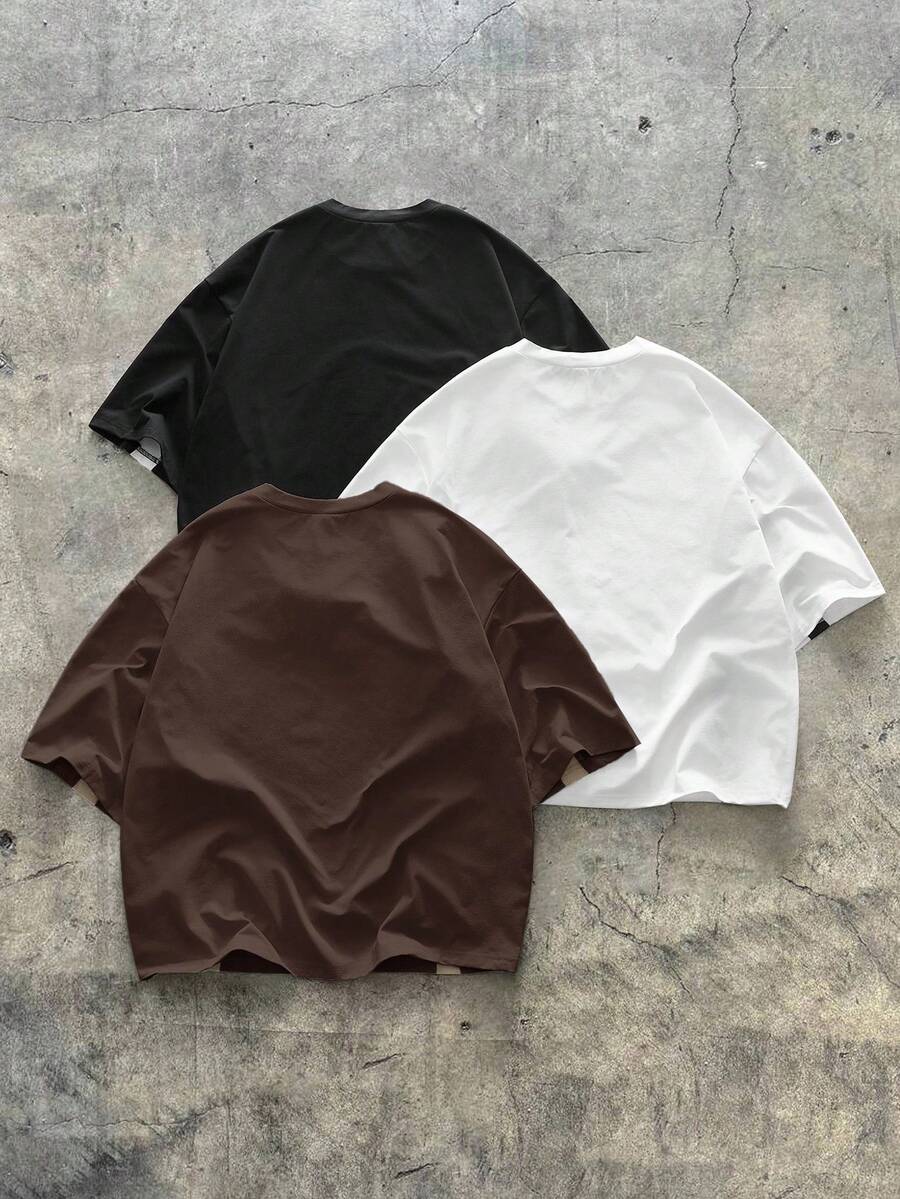 Kit Manfinity Color Block 3 Camisetas — Foto 21