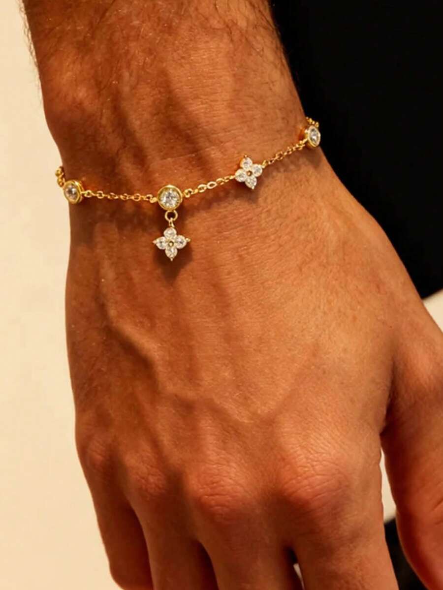 Pulseira Manfinity Steel Diamond — Foto 1