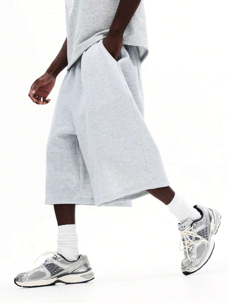 Bermuda Moletom Manfinity Studios Essential Oversized Jorts — Foto 1
