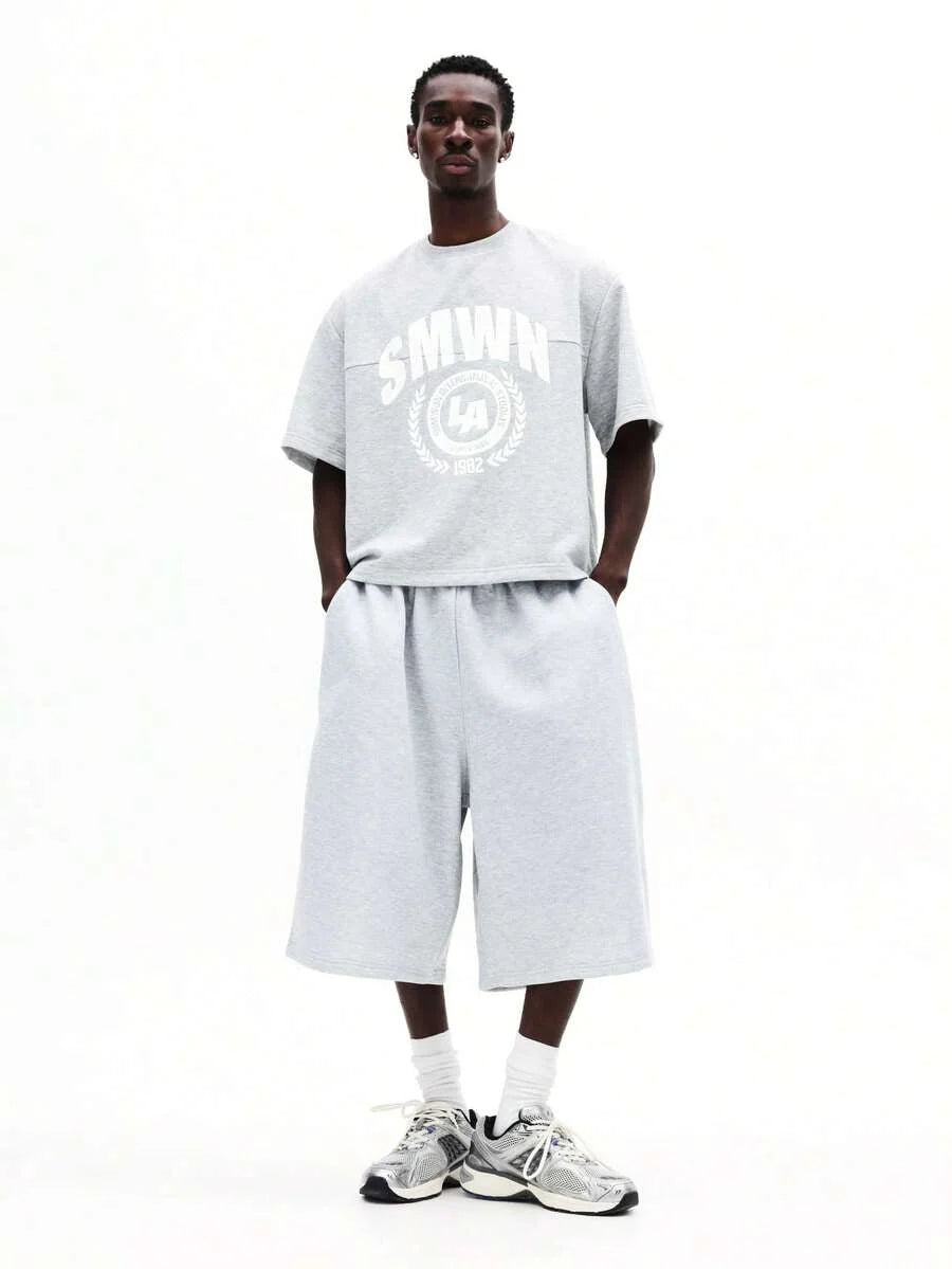 Bermuda Moletom Manfinity Studios Essential Oversized Jorts — Foto 4