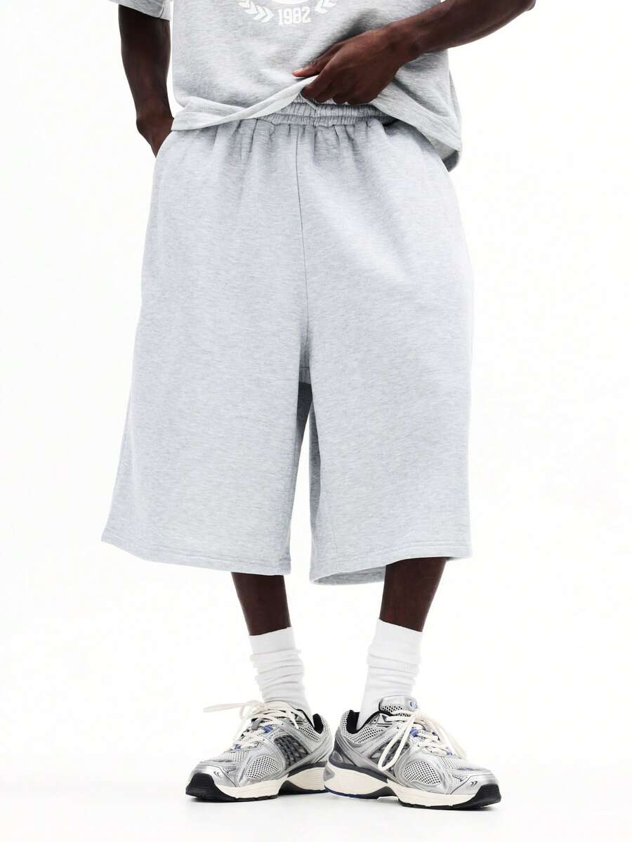 Bermuda Moletom Manfinity Studios Essential Oversized Jorts — Foto 5