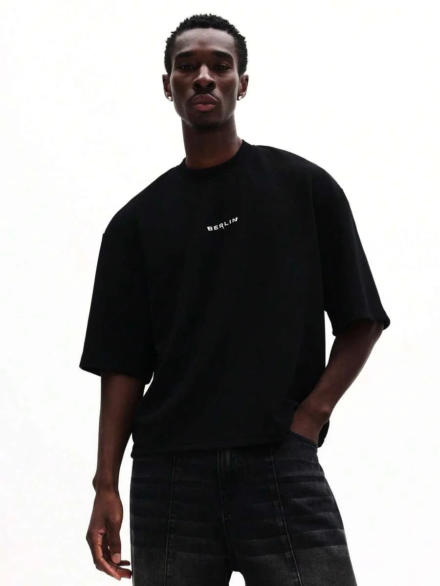 Camiseta Manfinity Cropped Quadrado — Foto 29