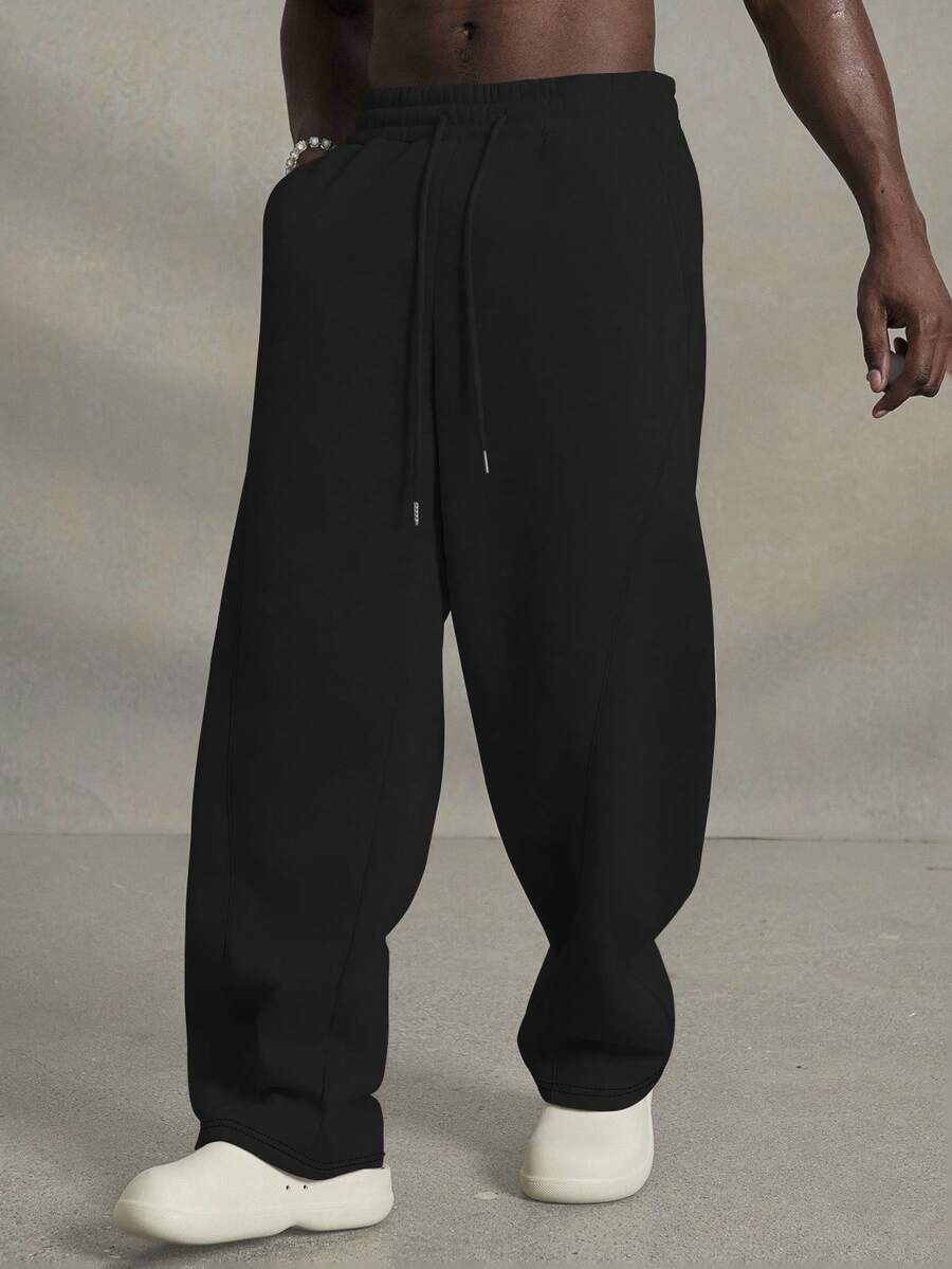 Calça Manfinity Fleece Baggy — Foto 11