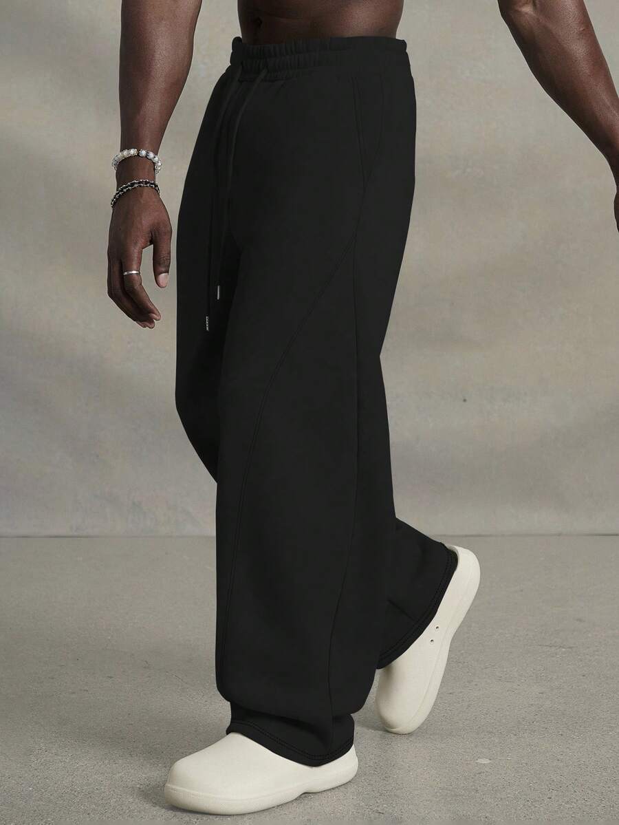 Calça Manfinity Fleece Baggy — Foto 12