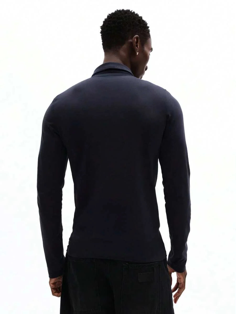 Camisa Polo Manfinity Zip Polo — Foto 1