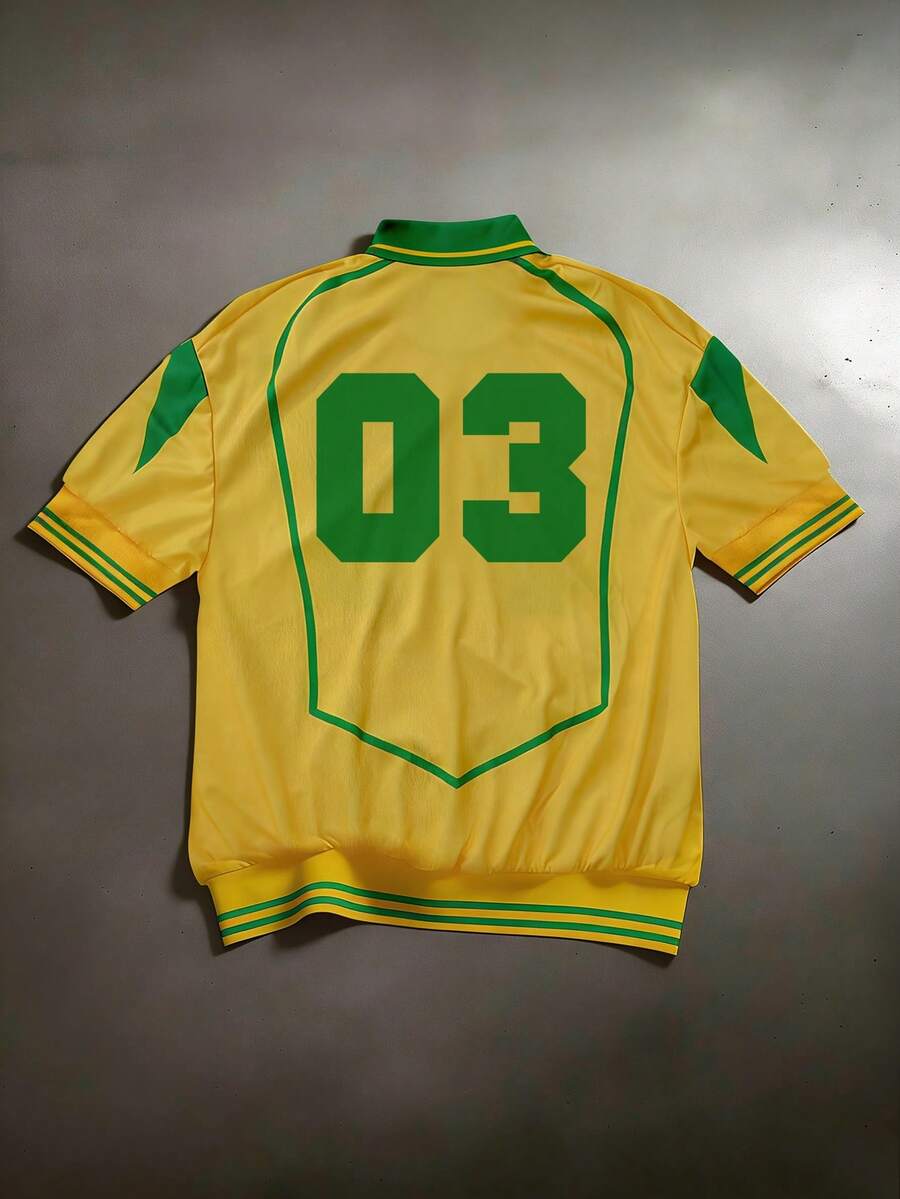 Camisa Polo Manfinity Studios Brazil 03 Football Jersey — Foto 3