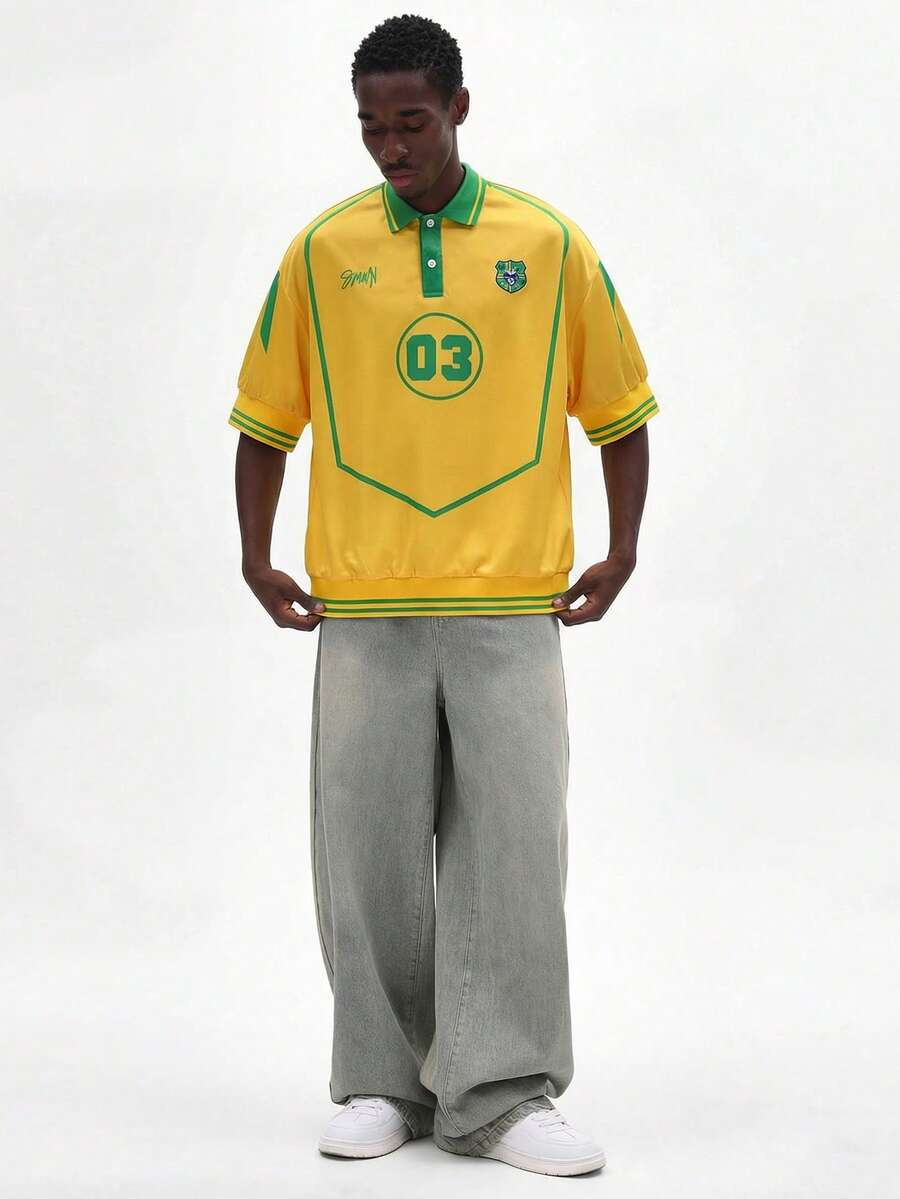 Camisa Polo Manfinity Studios Brazil 03 Football Jersey — Foto 1