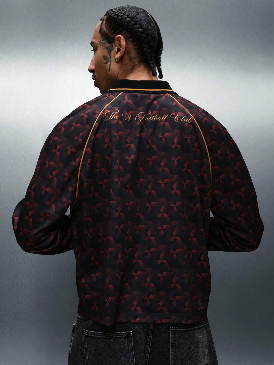 Camisa Long Sleeve Polo Manfinity Monarchy — Foto 1