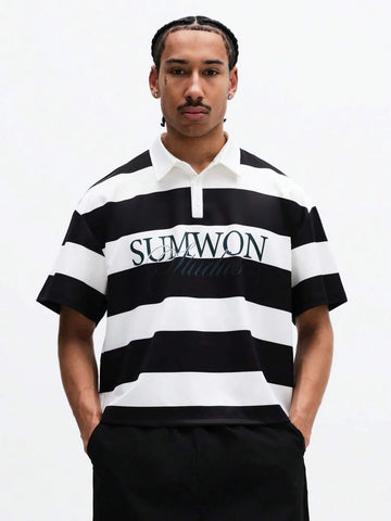 Camisa Polo Manfinity Studios Striped Rugger Jersey — Foto 1