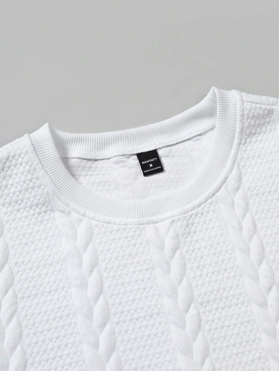 Camiseta Manfinity Textura Verão — Foto 3
