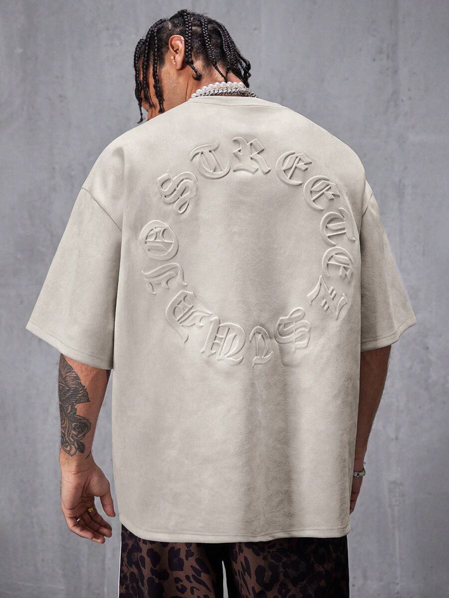Camiseta Manfinity Ombros Caídos — Foto 12