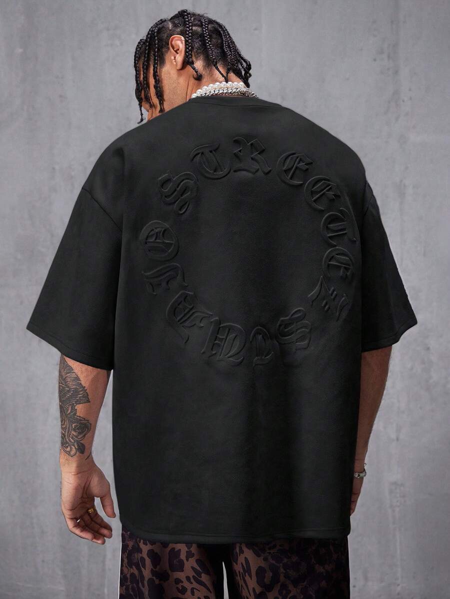 Camiseta Manfinity Ombros Caídos — Foto 7