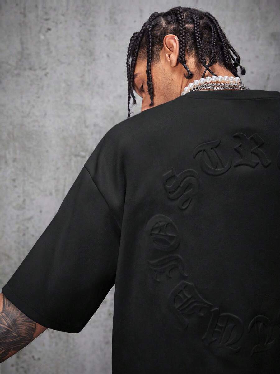 Camiseta Manfinity Ombros Caídos — Foto 11