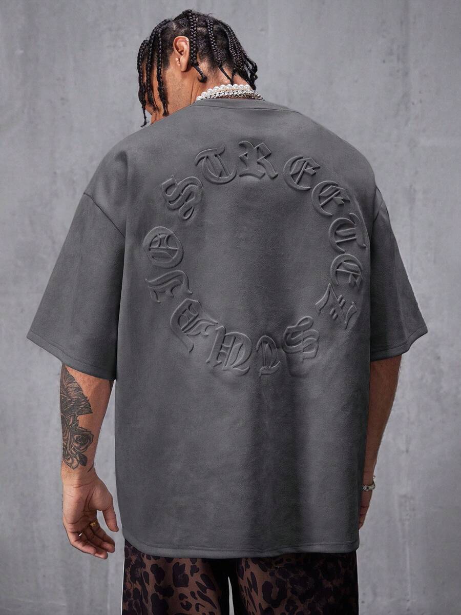 Camiseta Manfinity Ombros Caídos — Foto 16