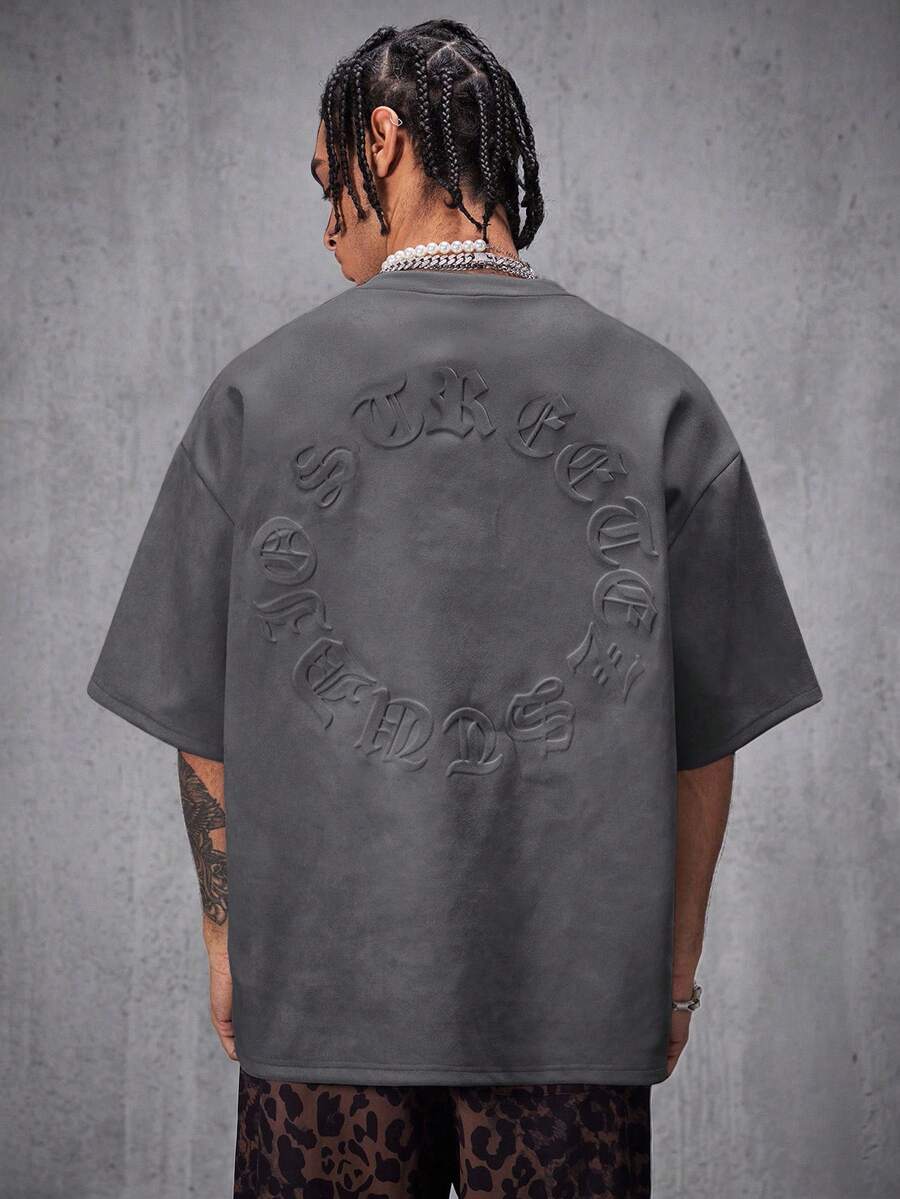 Camiseta Manfinity Ombros Caídos — Foto 18