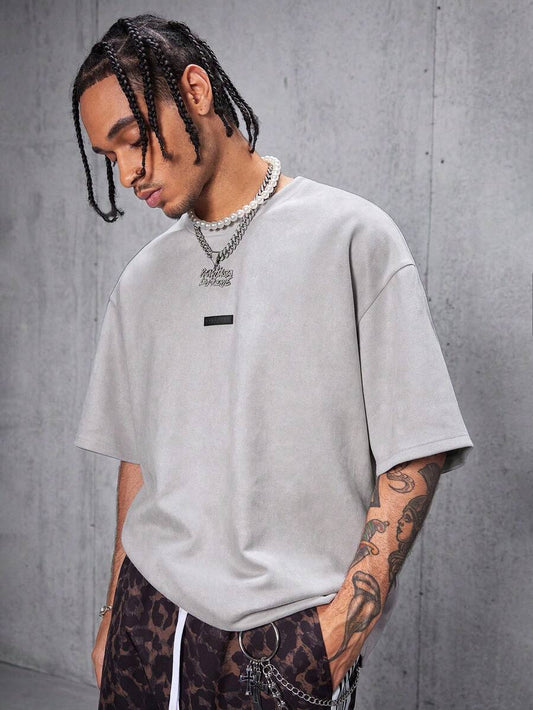 Camiseta Manfinity Ombros Caídos — Foto 2
