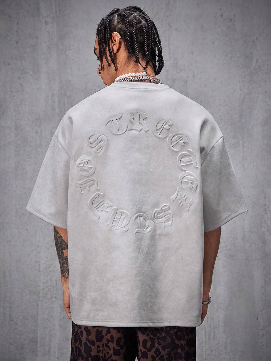 Camiseta Manfinity Ombros Caídos — Foto 3