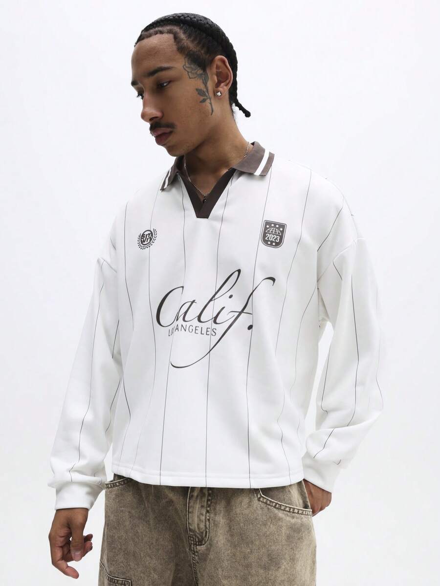 Camisa Long Sleeve Polo Manfinity Calif — Foto 1
