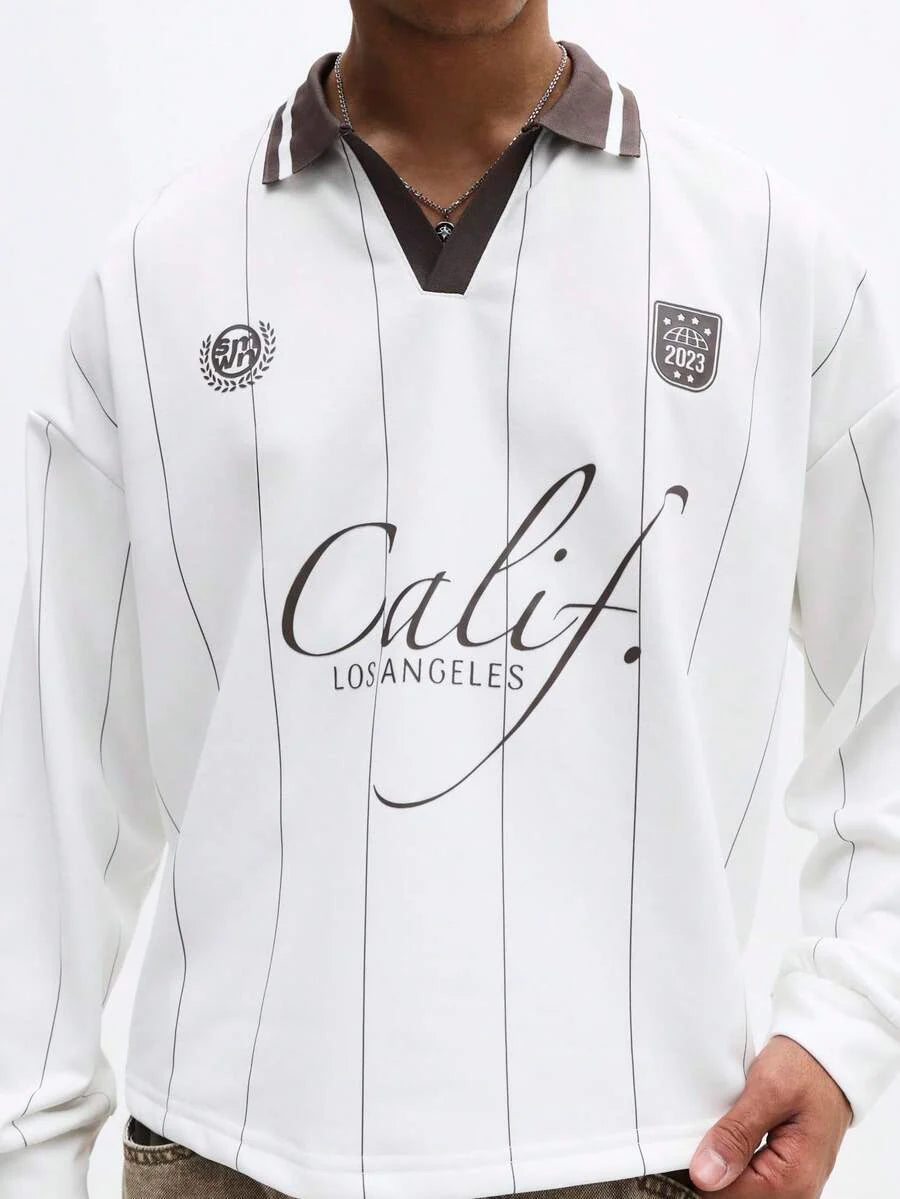 Camisa Long Sleeve Polo Manfinity Calif — Foto 6