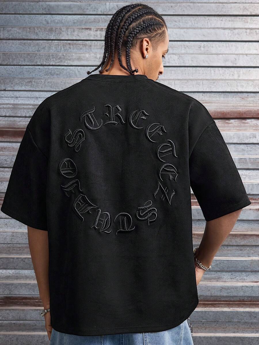 Camiseta Manfinity Ombros Caídos — Foto 34