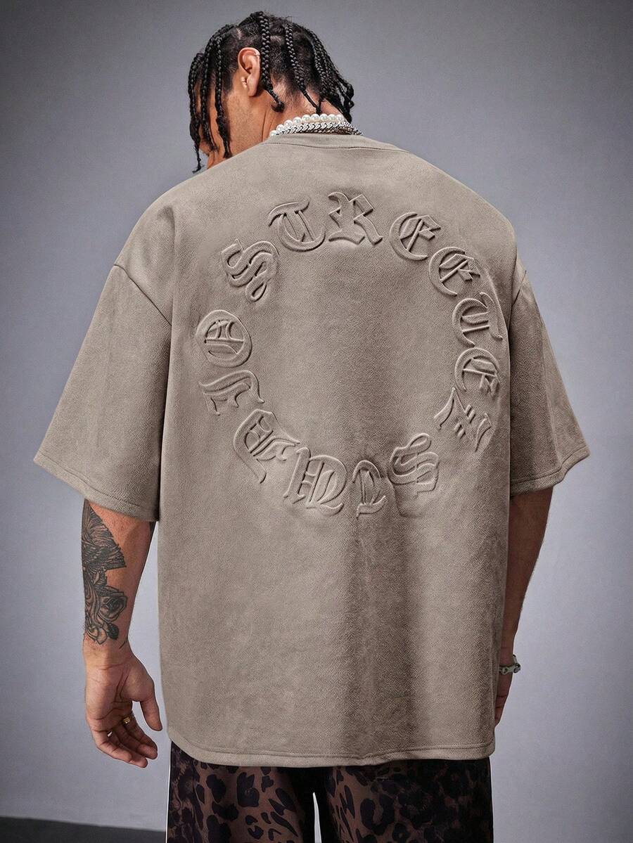 Camiseta Manfinity Ombros Caídos — Foto 27