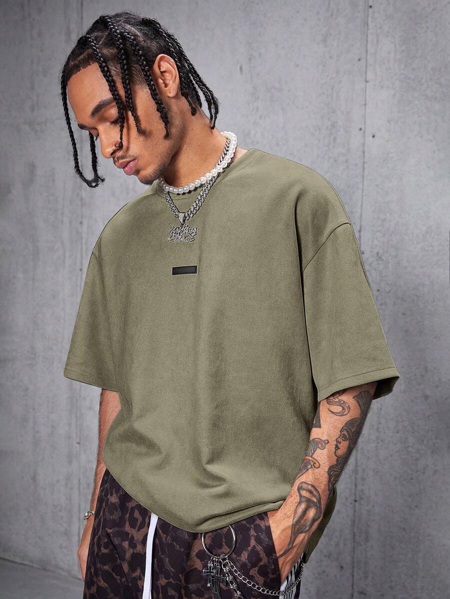 Camiseta Manfinity Ombros Caídos — Foto 38