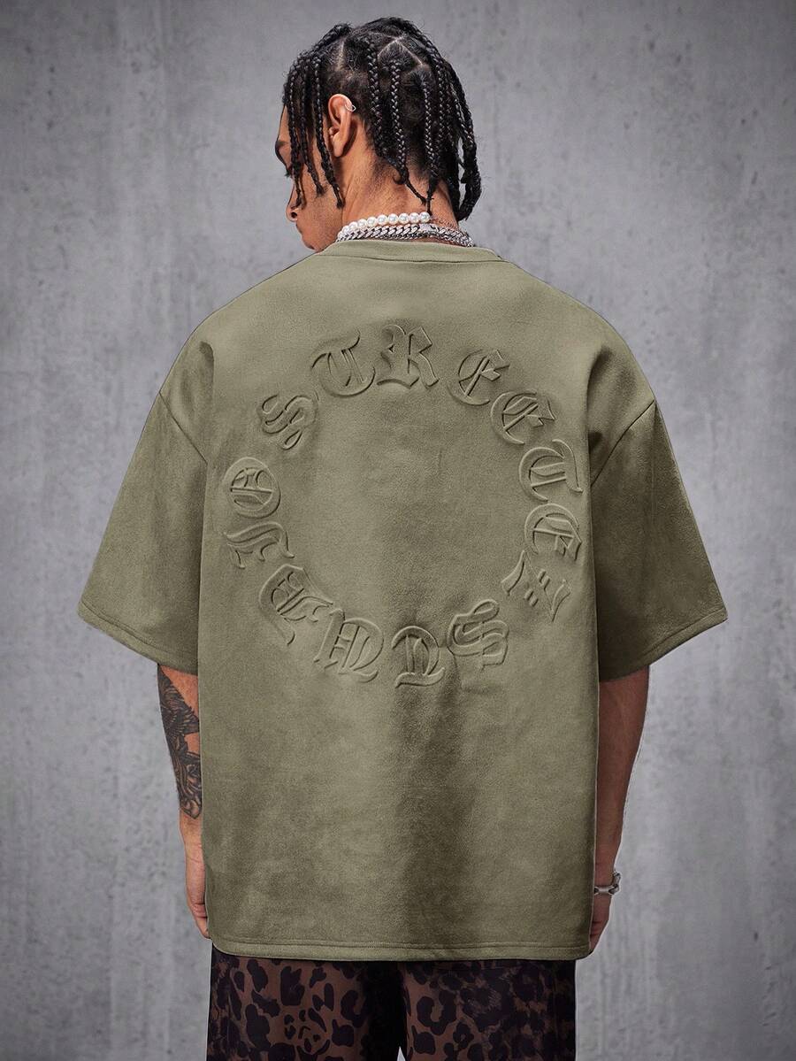 Camiseta Manfinity Ombros Caídos — Foto 39